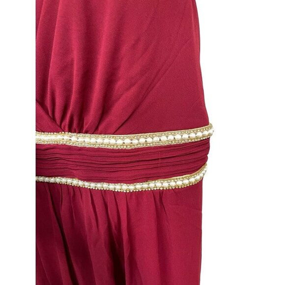 NEW EverPretty Sleeveless Floor Length V Neck Bridesmaid Prom dress Plus… - Picture 6 of 9